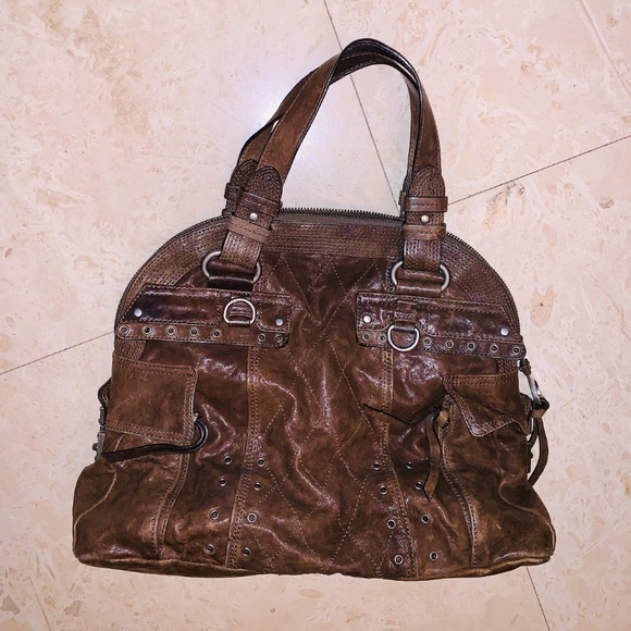 Brown Leather Juicy Couture Purse - Picture 2 of 5